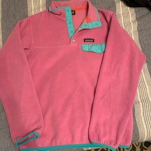 Patagonia Synchilla pullover pink size small